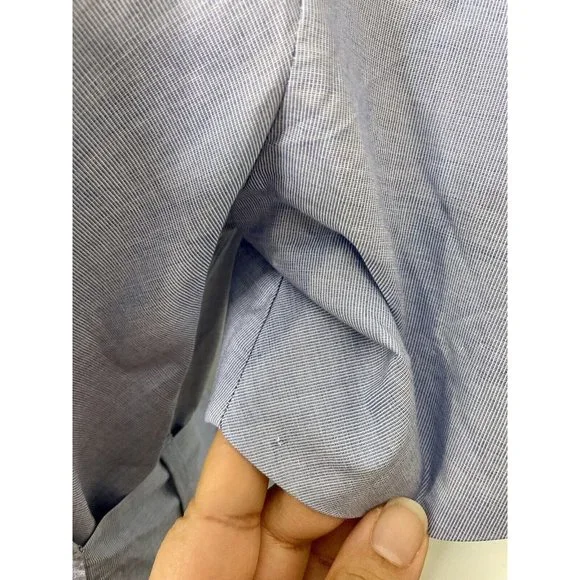 COS Blue Short Sleeve Cotton Wrap Pocket Dress Size EUR 34 - Picture 7 of 12